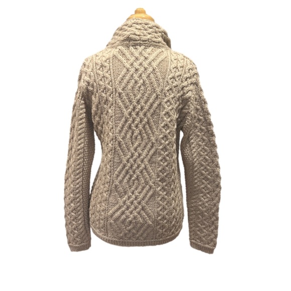 ARAN CRAFTS CABLE KNIT SIDE ZIP JACKET NWT - Picture 4 of 6